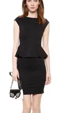 Employed Peplum Dress