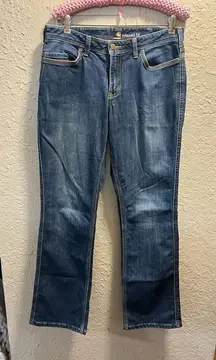 Carhartt Relaxed Fit Woman’s Blue Jeans Size 10 Tall - See Photos