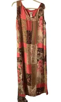 EMMA JAMES VINTAGE PATCHWORK REVERSIBLE MAXI DRESS