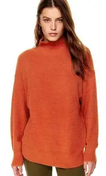 Wilfred Free Hush Knit Turtleneck Sweater Copper Red