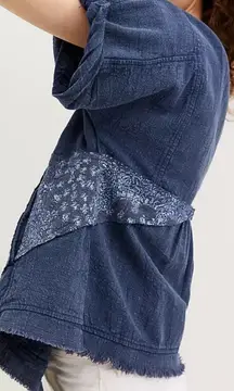 Anthropologie Pilcro Patchwork Denim Kimono Jacket – Size M