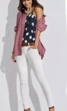 Cabi Regatta Shacket Button Down Striped Womens Size‎ Medium NWT