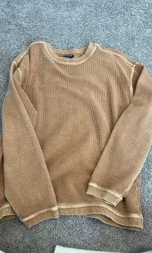 Ribbed Crew Neck