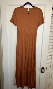 Brown maxi dress
