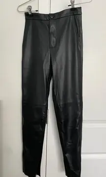 Faux Leather Pants