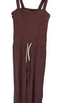 Vuori Pose Scoop Jumpsuit Chestnut size M