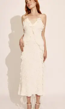 Bardot Marsella Ruffle Sequin Cocktail Midi Dress Size US/2