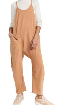 Free People Hot Shot Onesie Toasted Coconut S