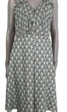 3.1 Phillip Lim Sleeveless Silk Geometric Dress Sz. 8