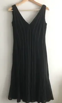 Tadashi Shoji 731306m Sheath‎ V Neck Dress Lined