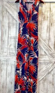 Tommy Bahama  Fireworks Fronds SL Maxi Dress‎ - Dubarry Coral Size S