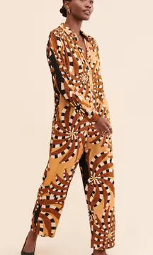 FARM Rio Mixed Banana Jumpsuit‎ Small
