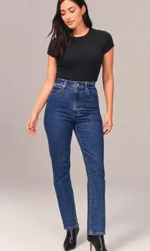 Abercrombie & Fitch 90s Ultra High Rise Straight Jeans