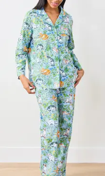 Printfresh Organic Cotton Long PJ Set in Must Love Cats Size XS Petite