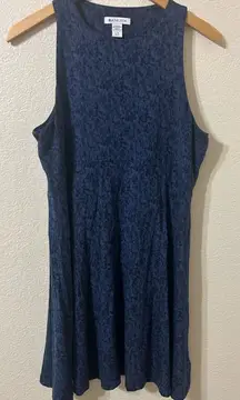 Athleta Santorini Thera Dress in Blue Snake Print - Size Large P