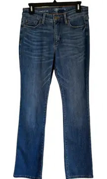 St. Johns Bay Boot Cut Blue Jeans Stretch Women’s 6 High Rise Medium Wash Denim