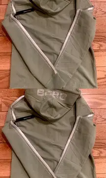 BCBGMaxAzria VTG Y2K NWT ASPEN GREE(OLIVE rhinestones embellished Track jacket S