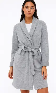 Victoria’s Secret Cozy Gray Belted Robe 🩶 Soft Lounge Essential Women’s Small