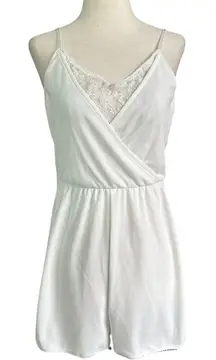 H&M White Lace Mini Romper Women's Size XS | 40-17