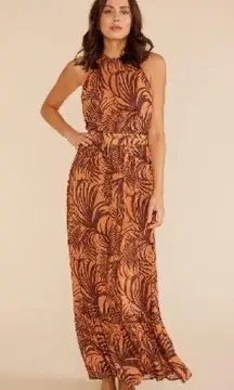 MINK PINK NWT Finley MIDI Dress in Tropical print size Medium