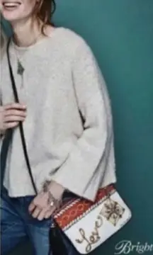 Brighton Glitter & Go Pouch Mini Purse Crossbody Bag Holiday Party Love New