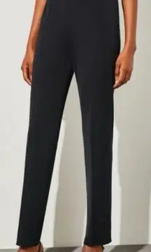 Ming Wang Black Pull On Pants Stretchy Travel Small Petite