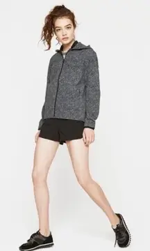 Outdoor Voices gray hooded slipstream anorak full‎ zip jacket size small