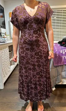 Taylor Dress Brown Floral