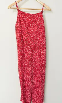 Floral Jumpsuit - Size Medium