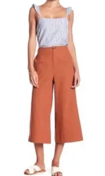 Good Luck Gem  Rust Orange High Rise Cropped Pants S