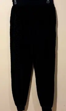Guess women's pull on velvet jogger size S