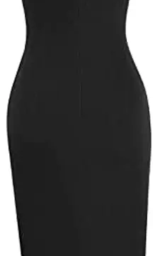 (Size 8) Women's 50s 60s Sleeveless Pleated Ruched Cocktail Midi Pencil Dress (Brand New)