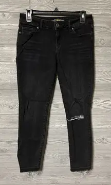 Lucky‎ Brand Jeans Women's 4/27 Lolita Capri Black