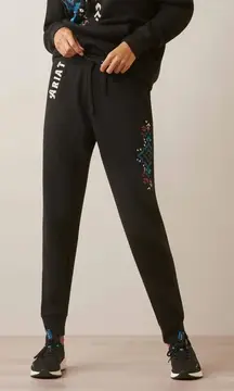 Ariat Women's Real Jogger Black Sweatpants Lounge Size XL