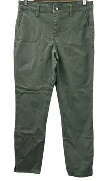 NYDJ Olive Green High Rise Lift & Tuck Straight Leg Ankle Jeans Size 6‎