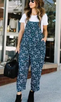 Maeve Tidal Jumpsuit Anthropologie Cropped Overalls Printed