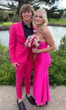 Pink prom dress 