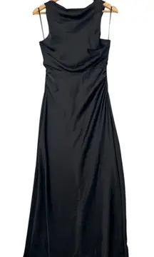 New Hello Molly Dress Womens Medium Black Maxi Evening Formal Elegant Prom Sexy