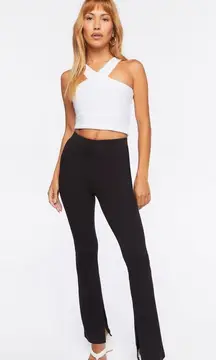 Ponte Knit Flare Pants