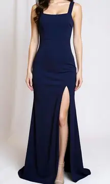 BHLDN Adena Ashlynn Catarina Blake Gown, Navy, 0 (US)