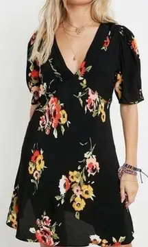 Free People Neon Garden Floral Dress