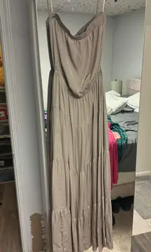 Strapless Maxi Formal Dress