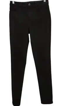 Theory Black Mid Rise Ankle Stretch Travel Work Classic Skinny Pants Size 00