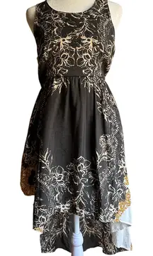 FREE PEOPLE | Russian Plate High/Low Lace Split Open Back Dress - Extra Small