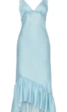 Cinq à Sept Lizzia Tie Back Dress in Blue, Size US 4