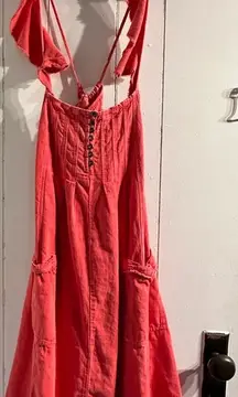 ANTHROPOLOGIE PILCRO Flutter Sleeve Dress with Button Detail