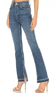 Free People We The Free Emmy Bootcut Split Hem Jeans 26 EUC
