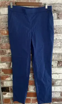 Jones New York Blue Straight Leg Dress Pants Size M