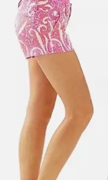 Lilly Pulitzer Pink Pout Paisley Walsh Shorts