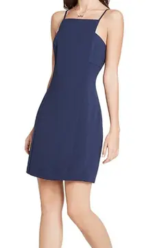 NWT BCBG generation Sleeveless Pebble Slip Dress, Navy